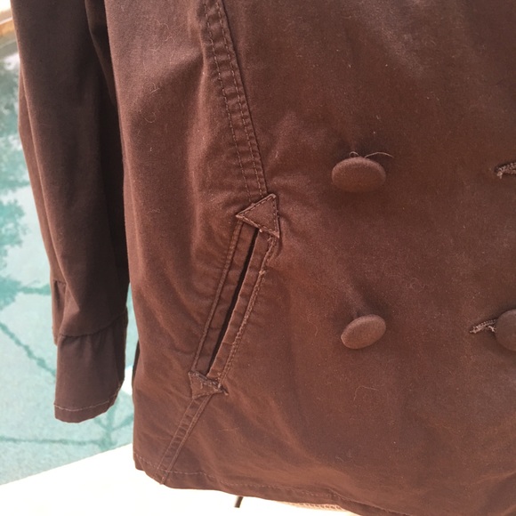 Noir Bouble Breasted Side Pockets Jacket - Picture 3 of 8